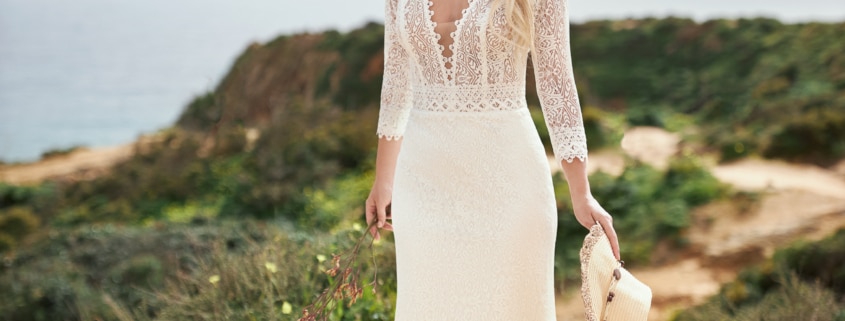 Très Chic Brautkleide am Strand, Vintage